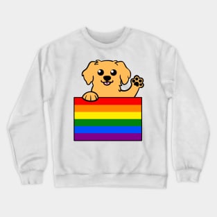 Love is Love Puppy - Golden v2 Crewneck Sweatshirt